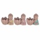 SET 3 MACETEROS FIGURAS BUDA RESINA 15.50X9X14 CM.