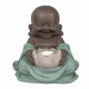 FIGURA CANDELABRO BUDA SENTADO RESINA 22X20X23 CM.