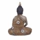 FIGURA BUDA SENTADO RESINA 14.50X7.50X19 CM.