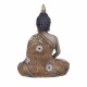 FIGURA BUDA SENTADO RESINA 14.50X7.50X19 CM.