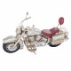 FIGURA MOTOCICLETA METAL RETRO 27X11.50X15 CM.