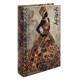 CAJA LIBRO MUJER ÁFRICA MADERA 26X17X5 CM.