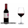 LOTE 24 BOTELLAS VINO TINTO TORRECASTILLO JUMILLA 3/8 CRISTAL 24 CM.