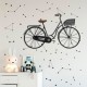 ADORNO PARED BICICLETA METAL RETRO 90X5X55 CM.
