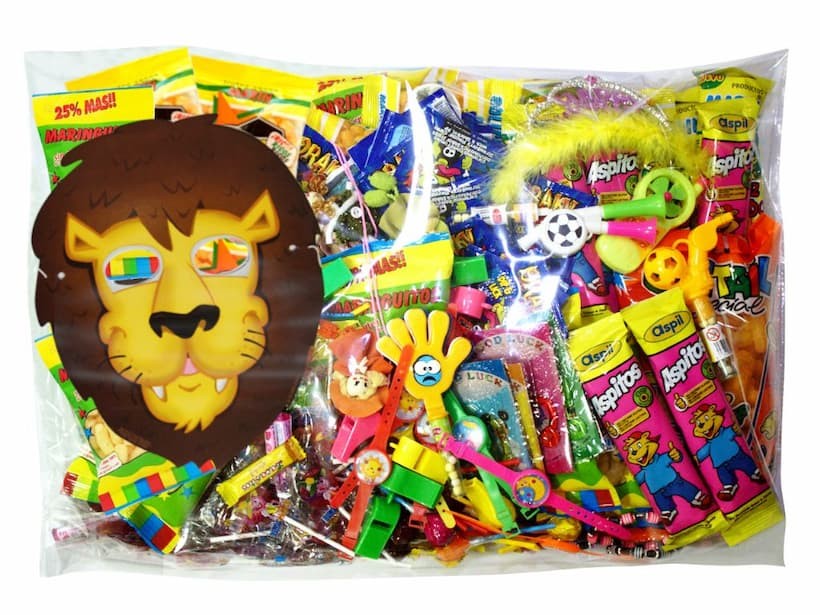Detalles dulces: bolsa chuches 16 unidades. Regalos especiales y originales  para niños