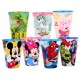 LOTE 15 VASOS INFANTILES DISNEY PLÁSTICO SURTIDOS O A ELEGIR 12 CM.