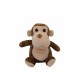 LOTE 6 PELUCHES MONOS CON VENTOSA 20 CM.