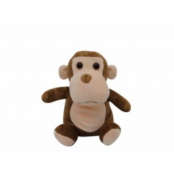 LOTE 6 PELUCHES MONOS CON VENTOSA 20 CM.