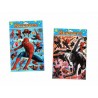 LOTE 25 HOJAS PEGATINAS STICKERS SPIDERMAN 19.5X25 CM.