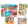 LOTE 20 LIBROS INFANTILES PARA COLOREAR CON PEGATINAS A ELEGIR O SURTIDOS 21X28 CM.