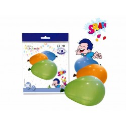 LOTE 15 BOLSAS DE GLOBOS DE AGUA SURTIDOS PARA EL VERANO (1500 GLOBOS) 10 CM.