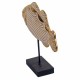 FIGURA PEZ CON BASE RESINA DORADO 27.5X7X26.5 CM.