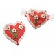 LOTE 2 TARTAS CORAZÓN DECORATIVAS DE GOLOSINAS SURTIDAS 1 BASE 350 GR. APROX. LA UNIDAD