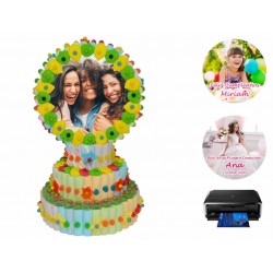 Oblea y Vela de Cumpleaños originales Personalizadas - Mundo de Fantasia  Eventos