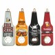 SET 4 ABRIDORES DE BOTELLAS CERVEZAS MADERA 20X7X0.90 CM.