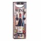 BOLSA BOTELLA VINO BOTELLERO MADERA 13.50X11.50X36.50 CM.
