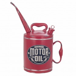 ADORNO PARED GARRAFA LATA ACEITE MOTOR METAL RETRO 35X12.5X52 CM.