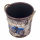 SET 2 CAJAS TABURETE ALMACENAMIENTO MOTOS RUTA 66 MADERA RETRO 30X30X35 CM.