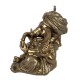 FIGURA GANESHA SENTADA RESINA DORADO 14X13X15 CM.