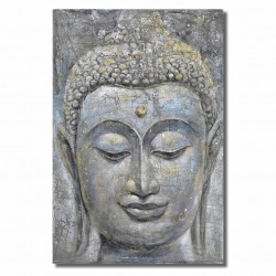 CUADRO CARA BUDA PINTURA 80X3X120 CM.