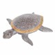 FIGURA TORTUGA RESINA ORIENTAL 17X16X5 CM.