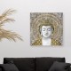 CUADRO BUDA PINTURA ORIENTAL 80X3.5X80 CM.
