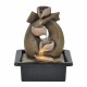 FUENTE GEOMÁNTICA RESINA 21X17.5X25 CM.