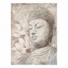 CUADRO BUDA CON FLORES PINTURA ORIENTAL 80X3.5X100 CM.