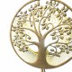 LÁMPARA DE PIE ÁRBOL DE LA VIDA ORIENTAL METAL DORADO 30X12X130 CM.