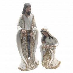 FIGURA NACIMIENTO RESINA NAVIDAD 11X8X30 CM.
