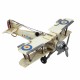 SET 2 FIGURAS AVIONETA RETRO METAL 19X21X8 CM.