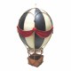 FIGURA COLGANTE GLOBO AEROSTÁTICO RETRO METAL 25X25X41 CM.