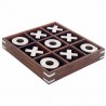 JUEGO TIC TAC TOE GRANDE MADERA 25X3X25 CM.