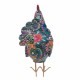 FIGURA GALLINA MULTICOLOR RESINA 11X7X17 CM.