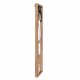 ADORNO PARED ABSTRACTO BOHEMIO METAL Y MADERA 27.5X2.5X70 CM.
