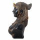 FIGURA CLEOPATRA CON SERPIENTES RESINA 45X35X54 CM.