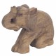 FIGURA ELEFANTE SENTADO MADERA 26X8X20.50 CM.