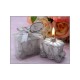 LOTE 10 VELAS CARROZA NOVIOS 6.5X7 CM.