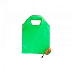 LOTE 12 BOLSAS PLEGABLE FRUTAS KIWI VERDE 40X38 CM.