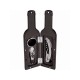 LOTE 3 SETS BOTELLAS VINO 3 PIEZAS 23.5X6 CM.