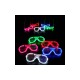 LOTE 12 GAFAS LED COLORES 15X1X14 CM.