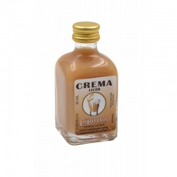 LOTE 24 BOTELLAS DE LICORES LA RIVERA CREMA 50 ML. 8X3.5 CM.