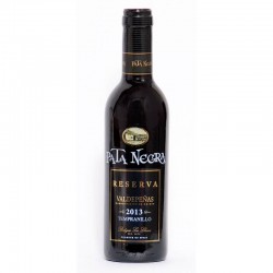 LOTE 12 BOTELLAS DE VINO PATA NEGRA RESERVA 37.5 CL. 24X5.6 CM.