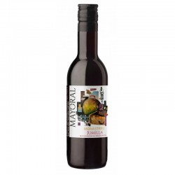 LOTE 24 BOTELLAS DE VINO MAYORAL COSECHA 187 ML. 19X4.7 CM.