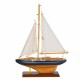 FIGURA BARCO VELERO CON BASE MADERA 25X6X34.50 CM.