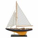 FIGURA BARCO VELERO CON BASE MADERA 40X9X53 CM.