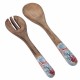 SET CUCHARA Y TENEDOR CORAL MADERA 34X9X2.20 CM.