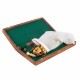 AJEDREZ CAJA MADERA 25X25X2 CM.