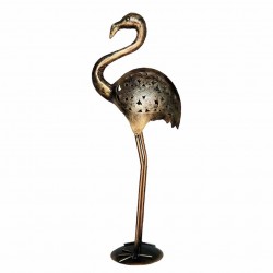 FIGURA FLAMENCO HOJALATA 30X16X73 CM.