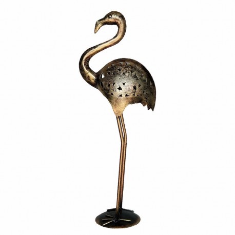 FIGURA FLAMENCO HOJALATA 30X16X73 CM.